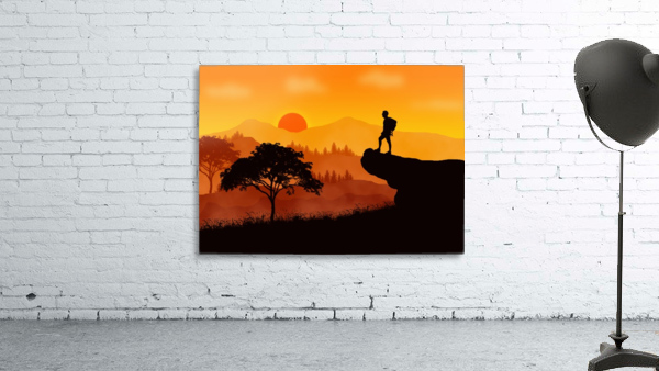 Flat Landscape Climbing 1 Wall Preview