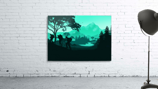 Flat Landscape Climber Wall Preview