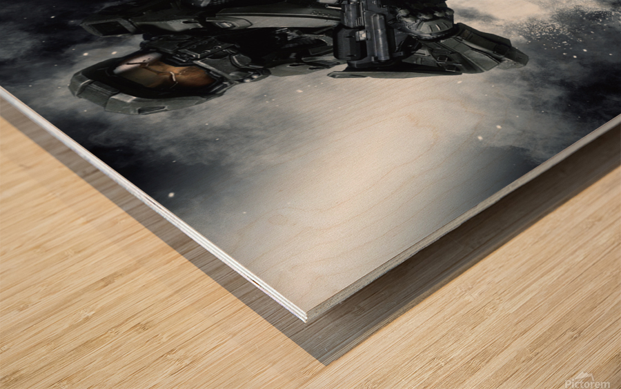 Master Chief  6 Wood print