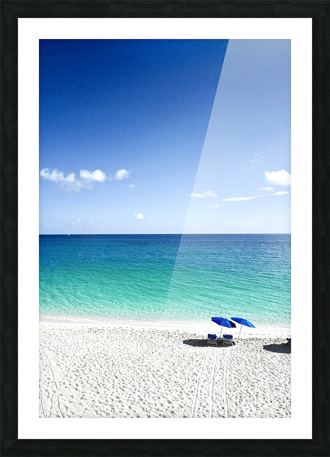 Beach Chairs Picture Frame Printing