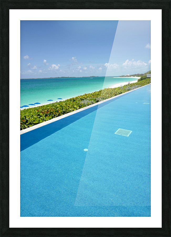 Bahamas Blue Picture Frame Printing