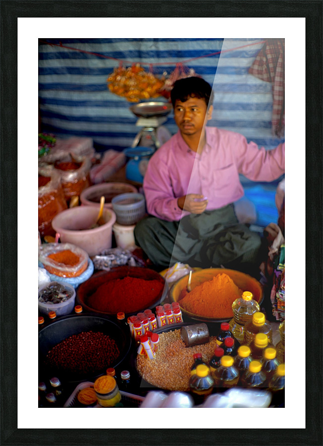 Burmese Spice Picture Frame Printing