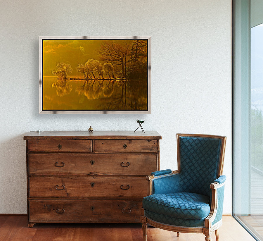 Gold Morning Lake District UK Reproduction