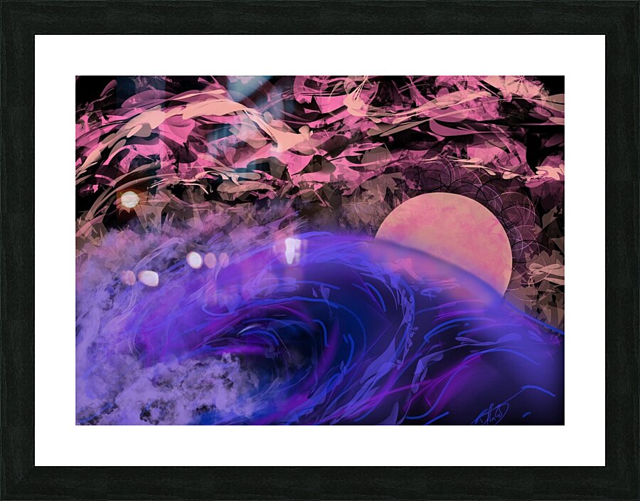 wave Picture Frame print