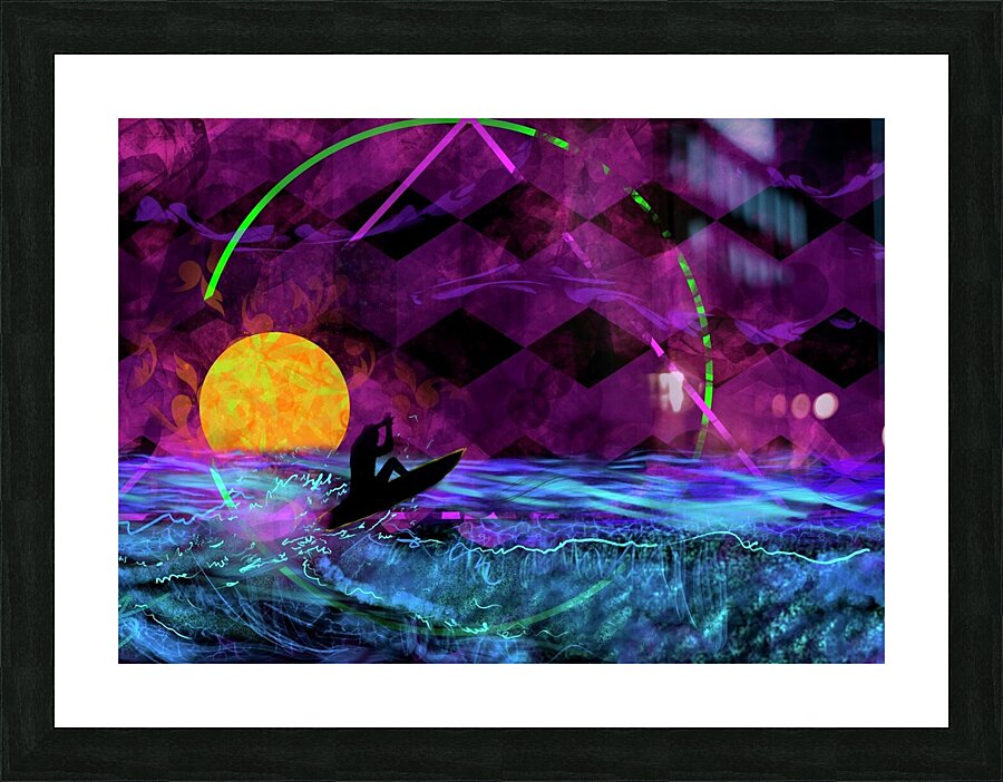 shred Picture Frame print