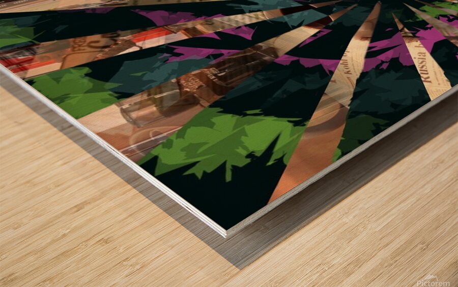 monkey Wood print