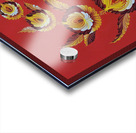 Tetyana Nechyporenko ArtKvitka  -  Crimson Sky  - Petrykivka Style  - Acrylic - 12 x 16  Acrylic print