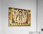 Golnoosha Sahranavard  -  Legend of the Throne  -  La Legende du Trone  Watercolor  16x20  Acrylic Print