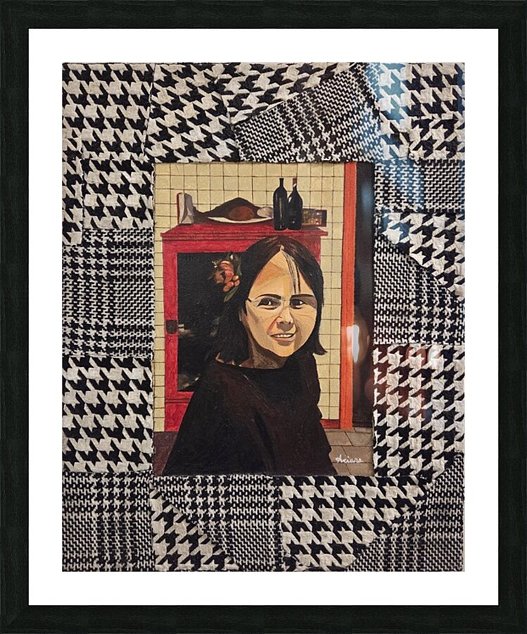 Ariane Charest  - Le Souper Acrylic  16x20. Picture Frame Printing