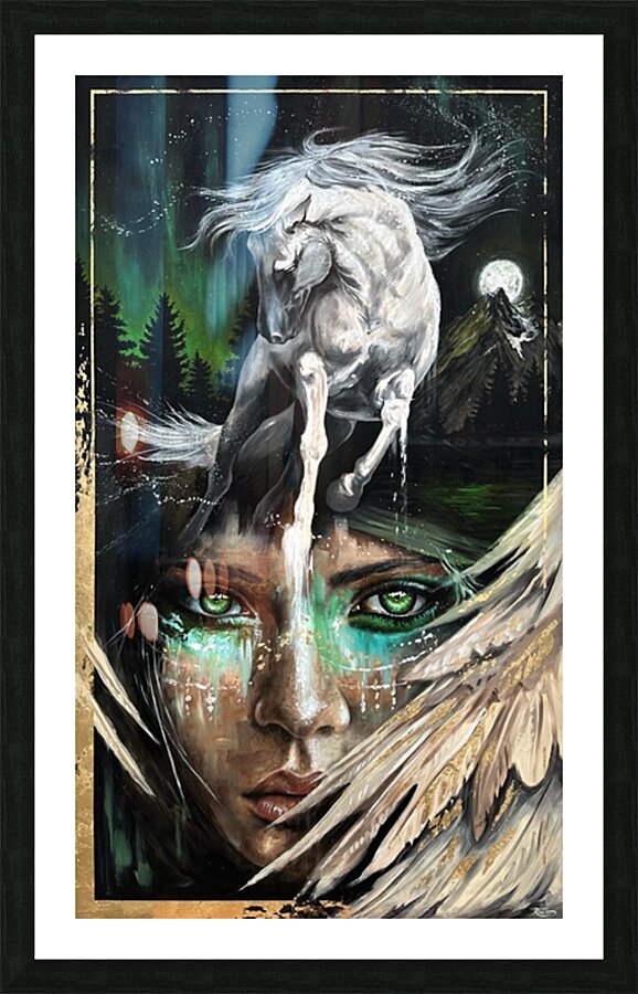 Mathieu Ruel  -  Courage  Acrylic  48 x 70.jp Picture Frame Printing