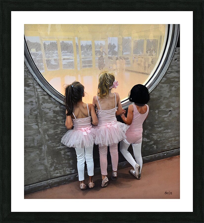 Cher Pruys  - Entranced - Acrylic - 16 x 15 Picture Frame Printing