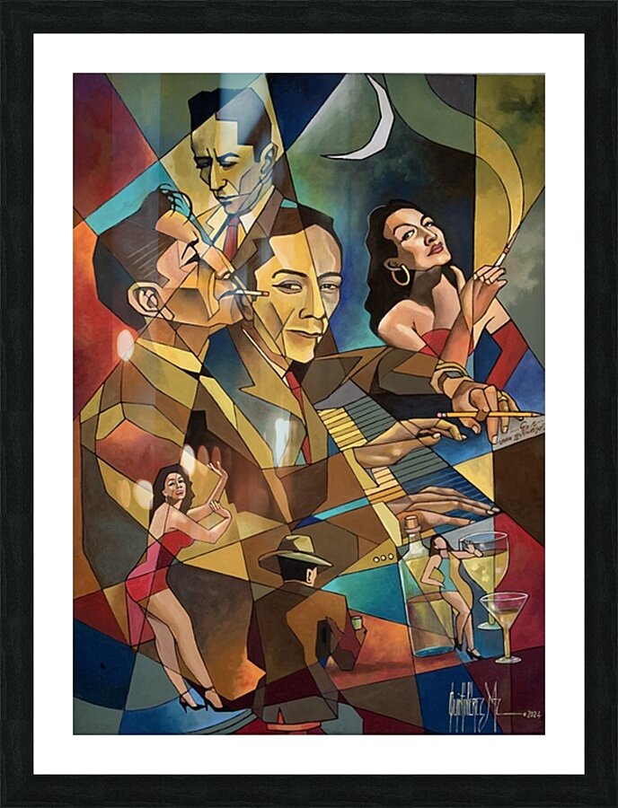 Quintin Perez Martinez - Only once - Acrylic - 18x24 Picture Frame Printing