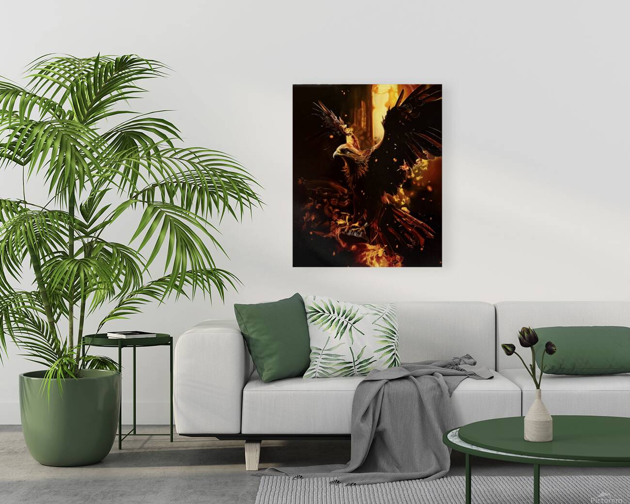 Adonis Kems - A Rising Phoenix  Oil Paintin  24x20 Reproduction