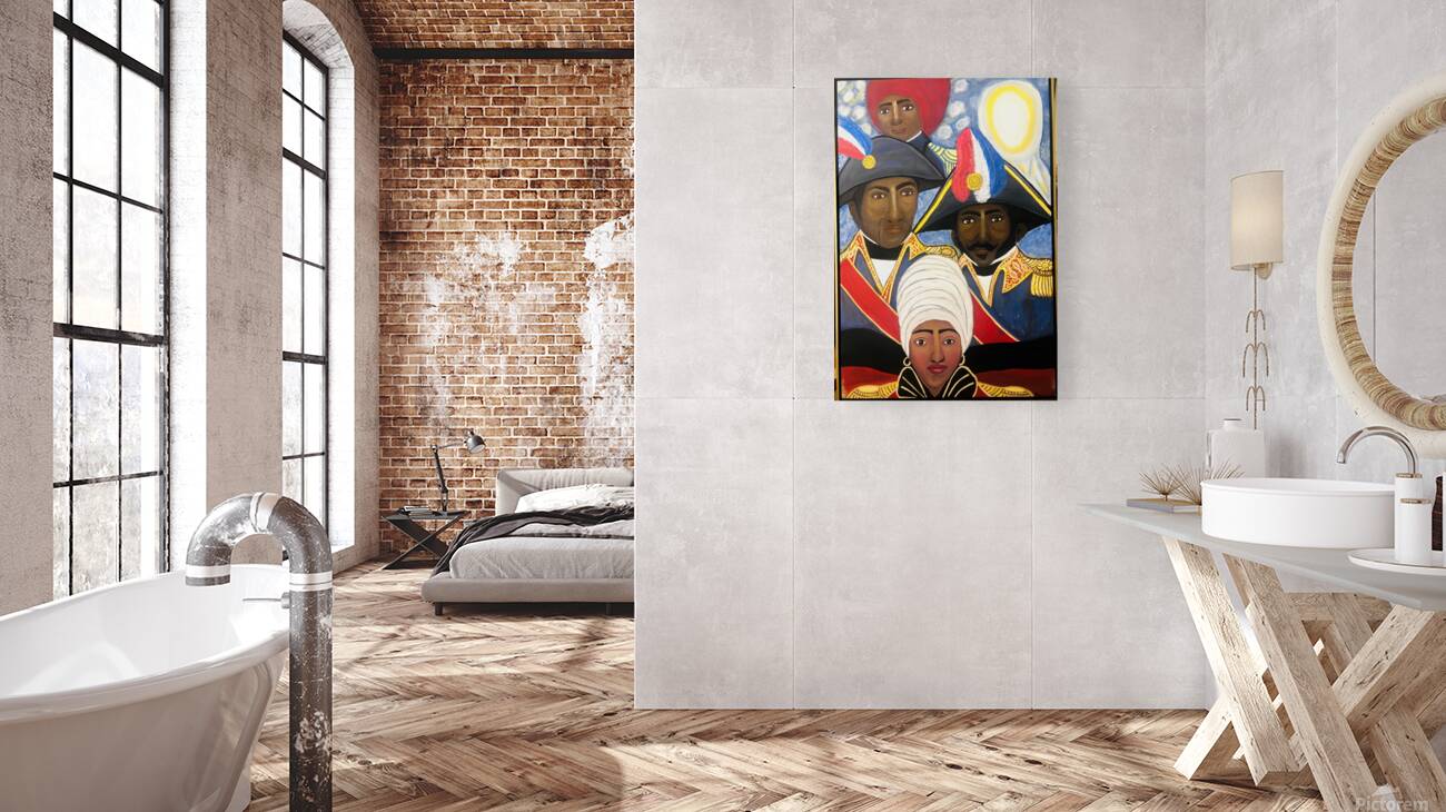 Stael Antonisca Leon   Nou La Toujou : ACRYLIC : Reproduction