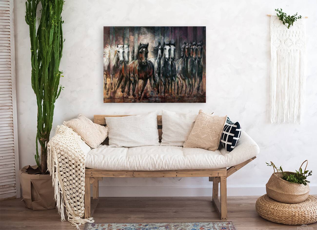 Pierre Eliott  - Epik Oil Painting   30x40x15in. Reproduction