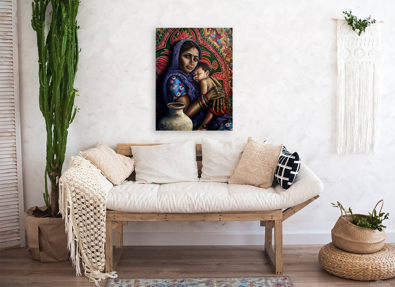 Flora White - Mata Mother  ACRYLIC  18X24 Reproduction