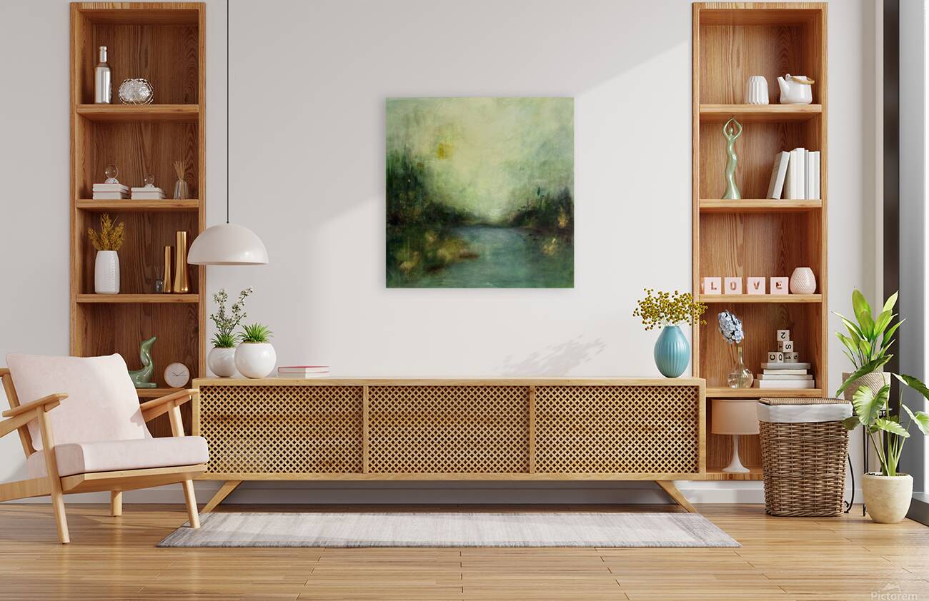 Albina De Leo  - Still Light  Acrylic  24x24 Reproduction