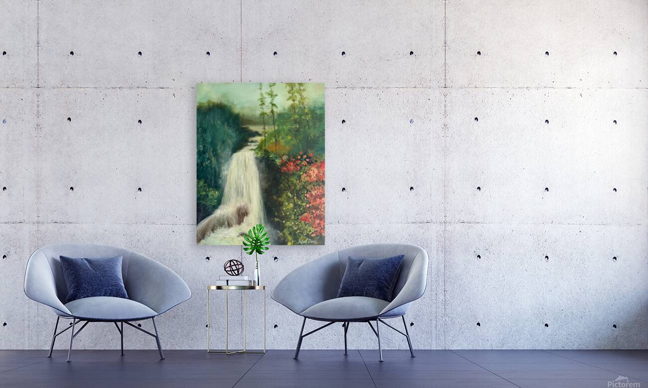 Asma Soussi  -  Lelan invincible  Oil Painting  11 x 14 Reproduction