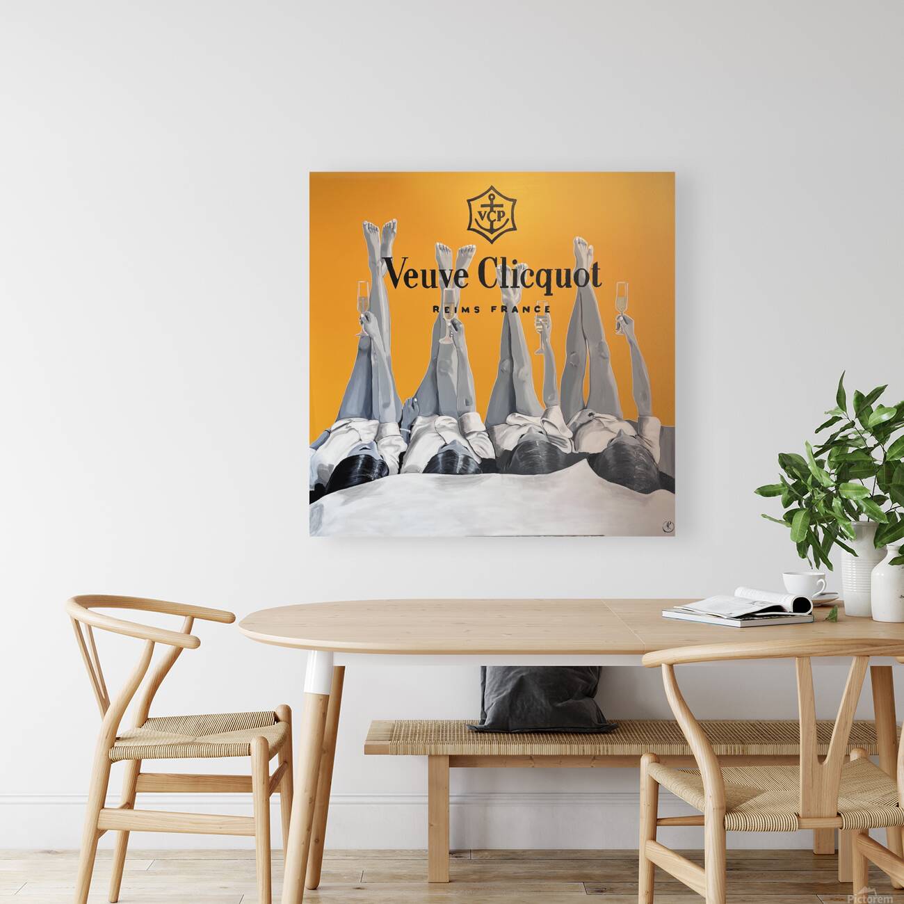 Mel Roy -  Luxery 2  Acrylic  60 x 60 Reproduction