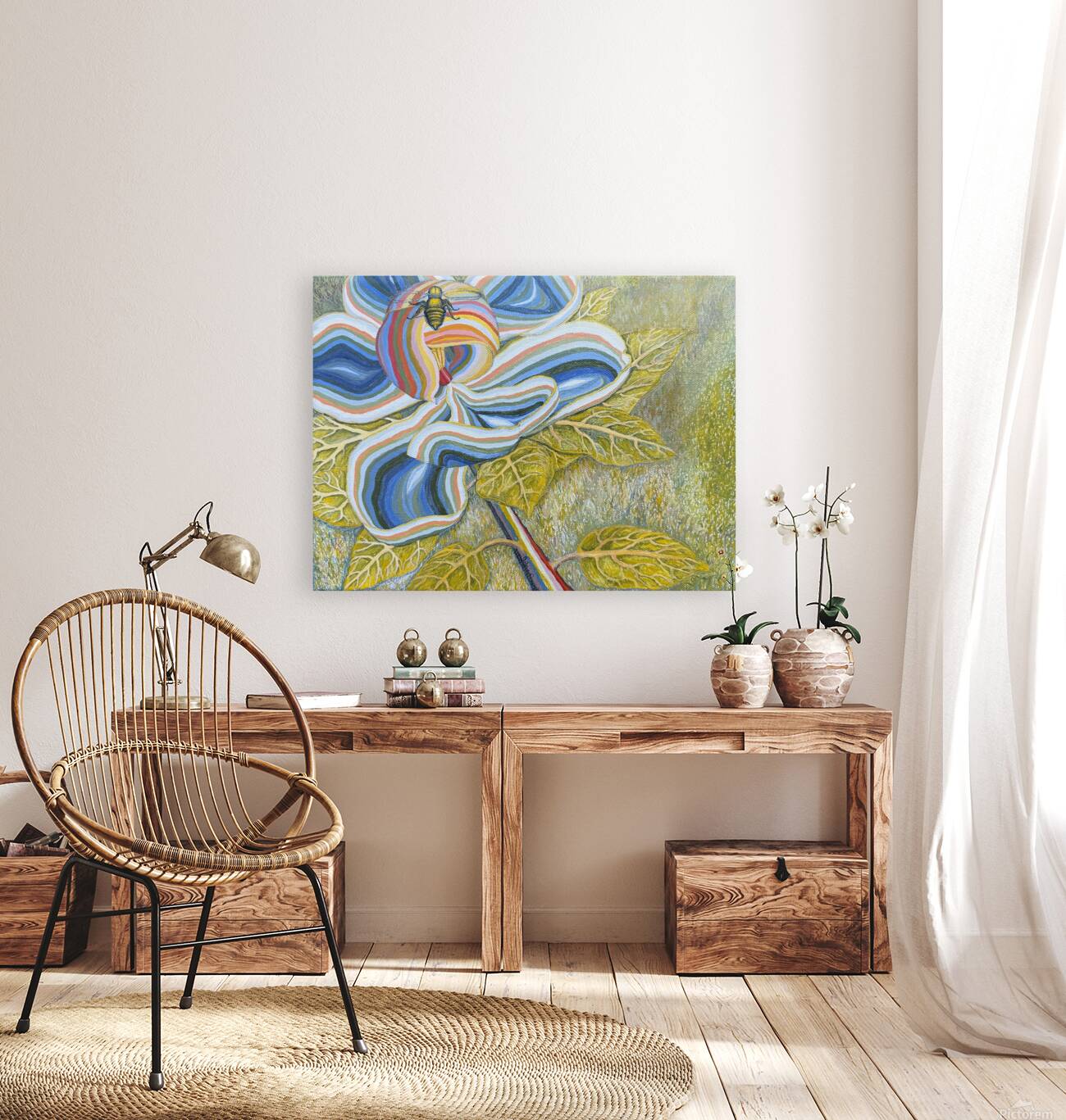 John Powell  - Pure  Oil Painting  12x9 Reproduction