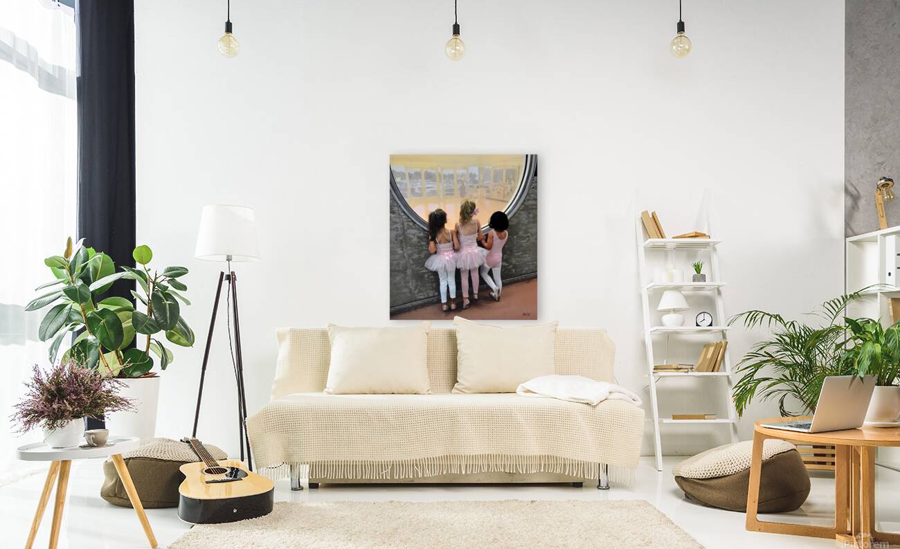 Cher Pruys  - Entranced - Acrylic - 16 x 15 Reproduction