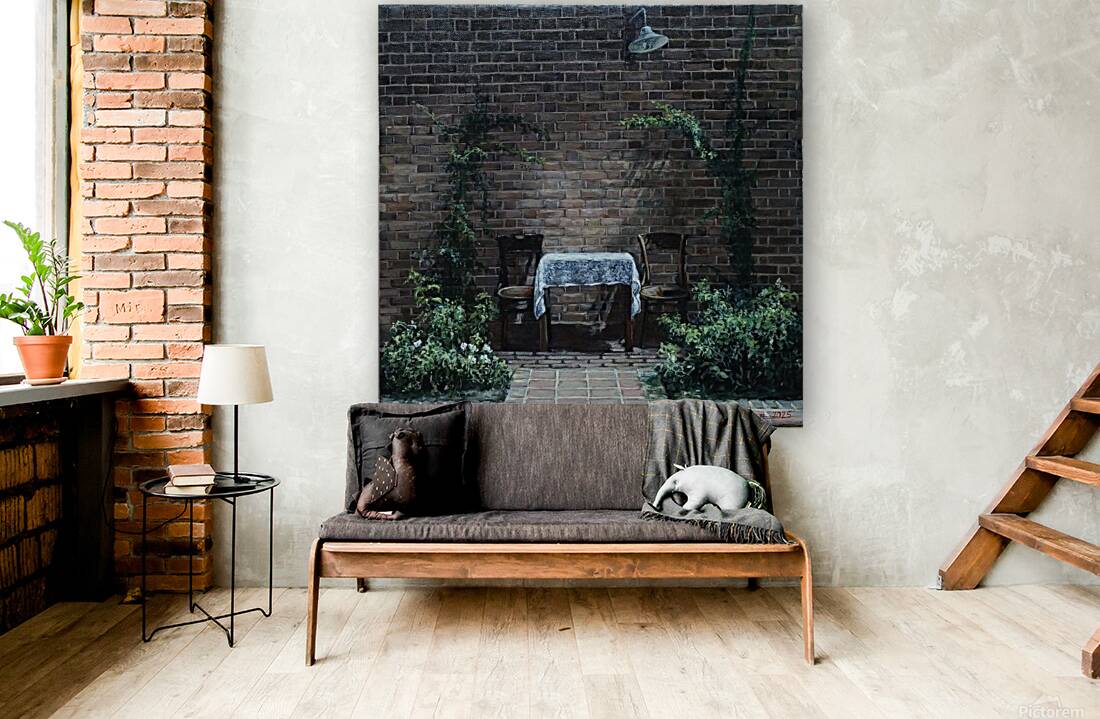 Javad Zarban -    Remembrance  of That Day - Oil Painting - 12 * 12 inches Reproduction