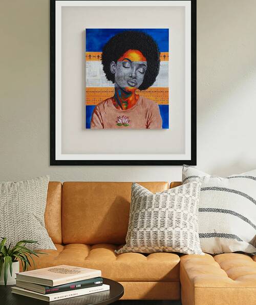 Stephanie Dalzon - Ataraxie - Affres - Mix medium - 20X24” - 1200$ by Global Art League