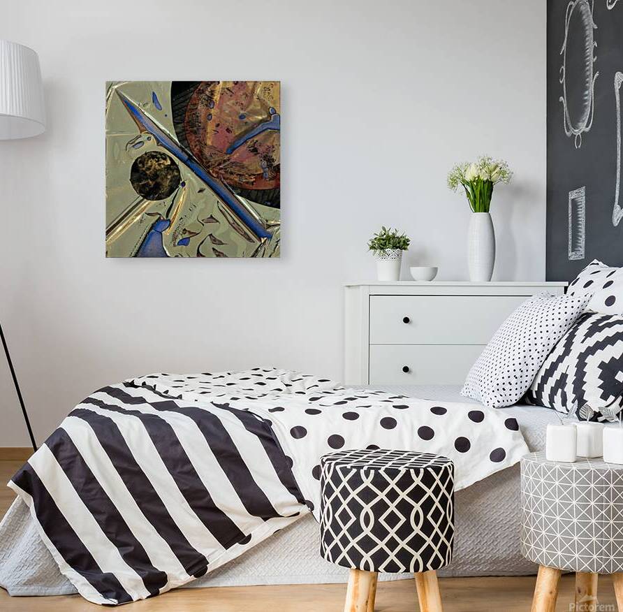 Marie Dianne Gauvreau - Static Mode - Mix medium - 12 x 12 - $1600 by Global Art League