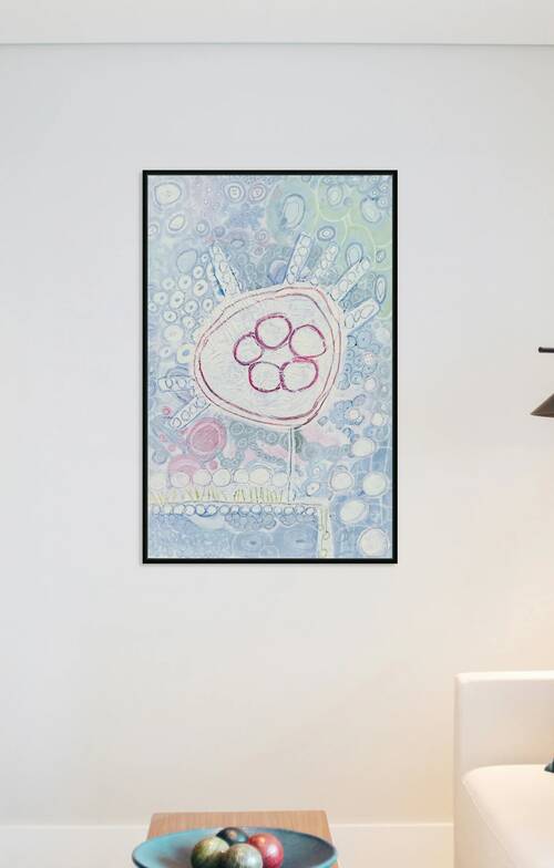 Anya Schuler - Flowers for Jeremiah - Mix Medium - 24x36 - $900 by Global Art League