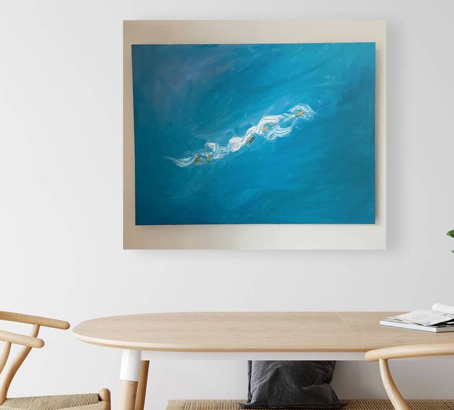 Meagan McCluskey - SIngle Wave - Oil Painting - 18x24 - $650 by Global Art League