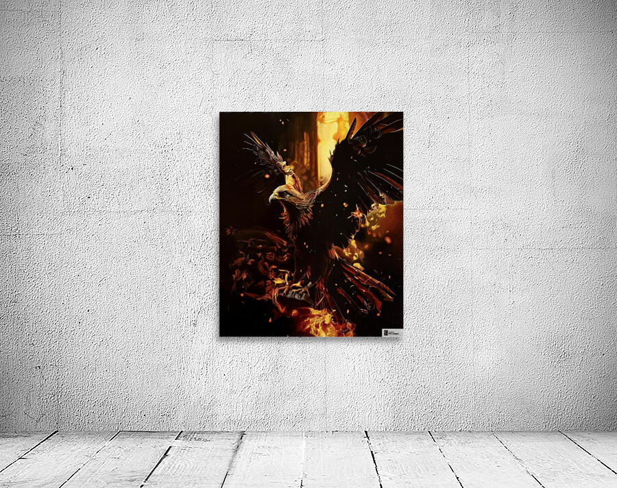 Adonis Kems - A Rising Phoenix  Oil Paintin  24x20 Wall Preview