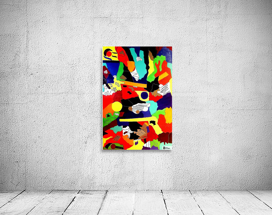 Marie Sisley Chancy -  La couleur creole  Acrylic  60x40 Wall Preview