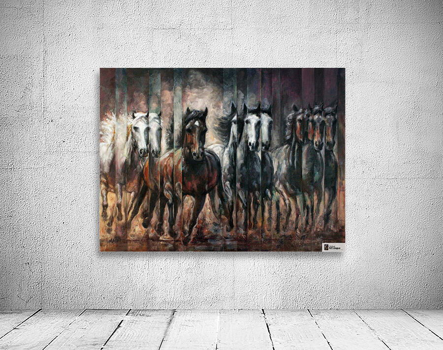 Pierre Eliott  - Epik Oil Painting   30x40x15in. Wall Preview