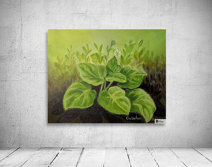 Owisokon Lahache  - Oienkwaon  Ceremonial Tobacco   Acrylic  8.5x11 Wall Preview