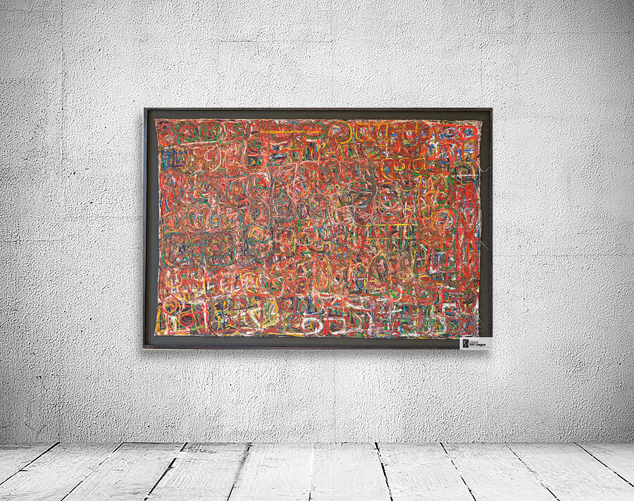 Shane Jackson - Fire and Brimstone  Oil Painting  65 x 45 Wall Preview