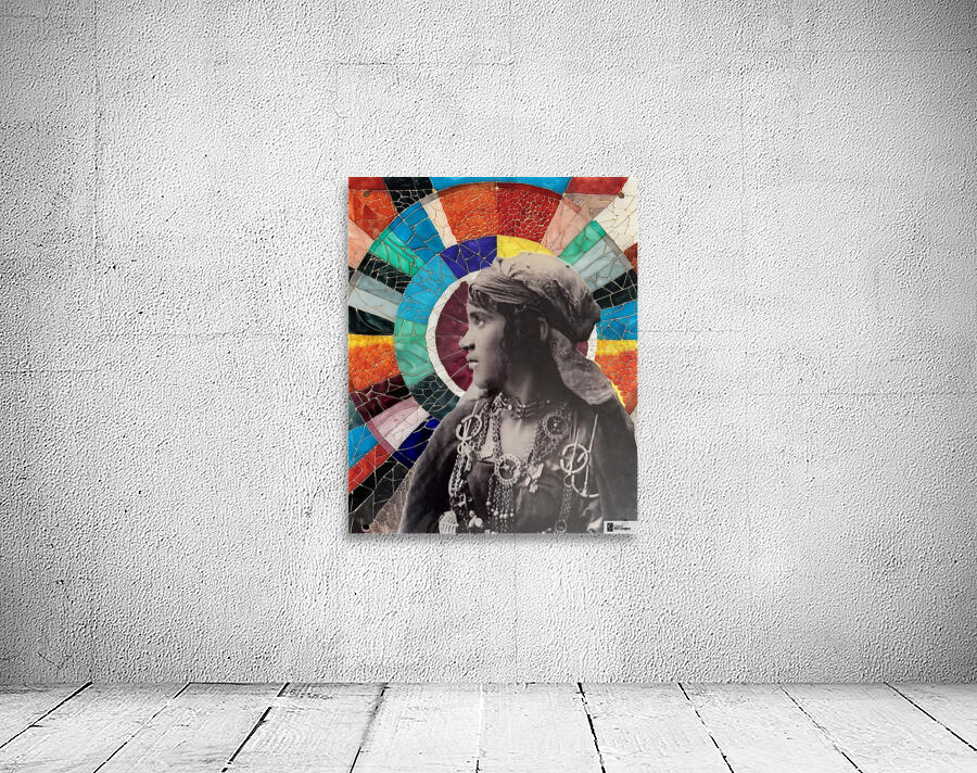 Sassi Sabrine - Femme du sud - Zeineb - Fileuse  Mix Medium  20x24 Wall Preview