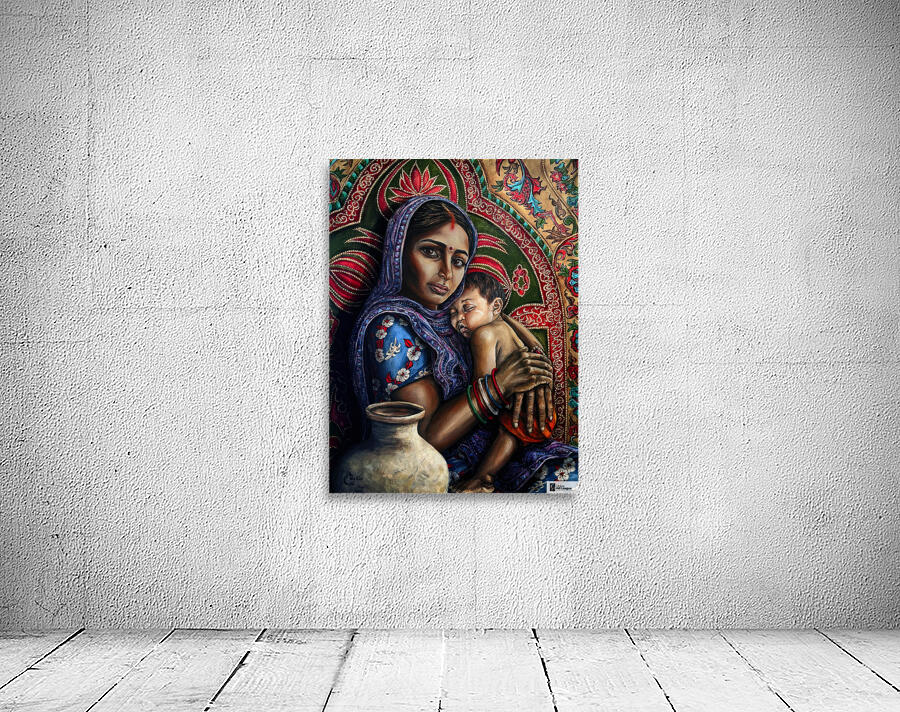 Flora White - Mata Mother  ACRYLIC  18X24 Wall Preview