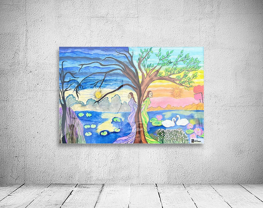 Aishwarya Vachan Shaha   - Emotional Landscape  Acrylic  27x40 Wall Preview