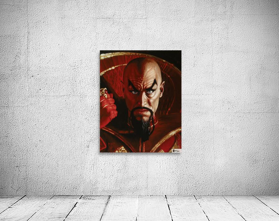 Mark Mitchell  - The Warlock  Ming the merciless from Flash Gordon played by Max von Sydow - Acrylic - 16x20 Wall Preview