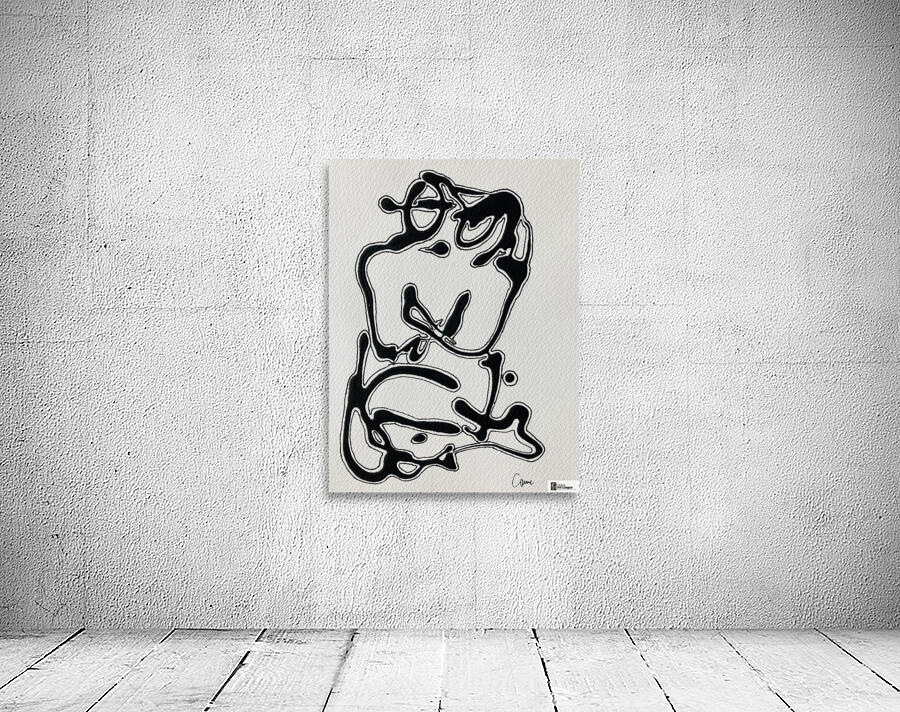 Gillian McConnell  - Lovers - Acrylic - 12”x15” Frame included Wall Preview