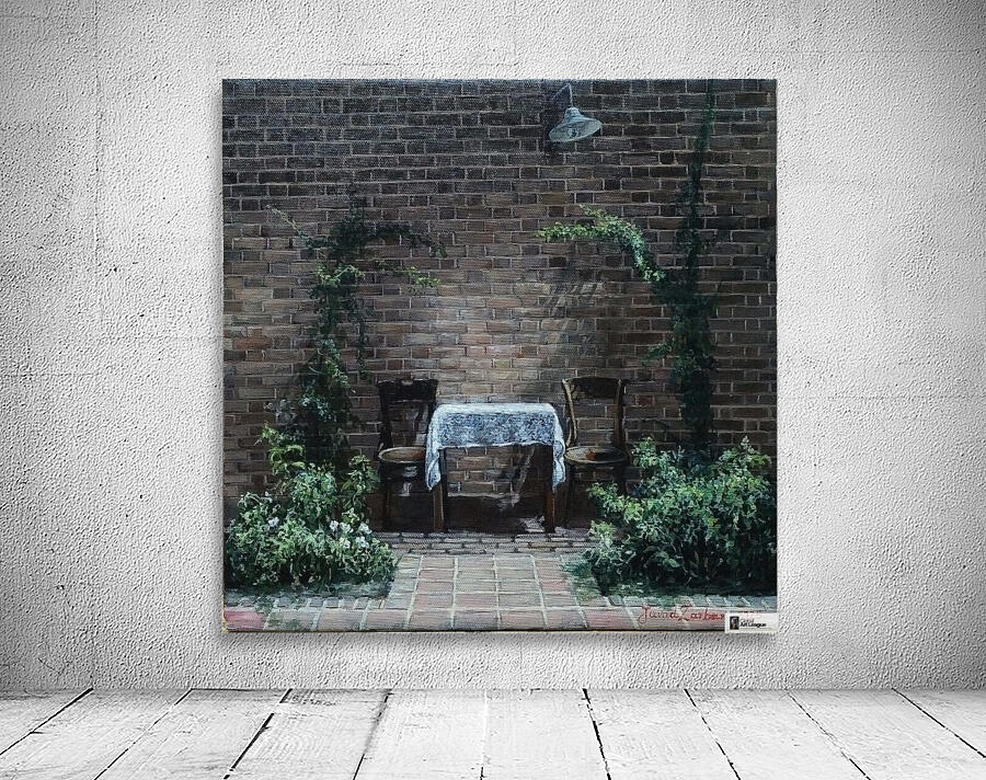 Javad Zarban -    Remembrance  of That Day - Oil Painting - 12 * 12 inches Wall Preview