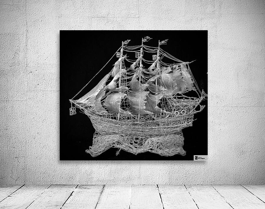 Sergey Shvetsov  e Silver Sail e Mix Media -  33x17x26 Wall Preview