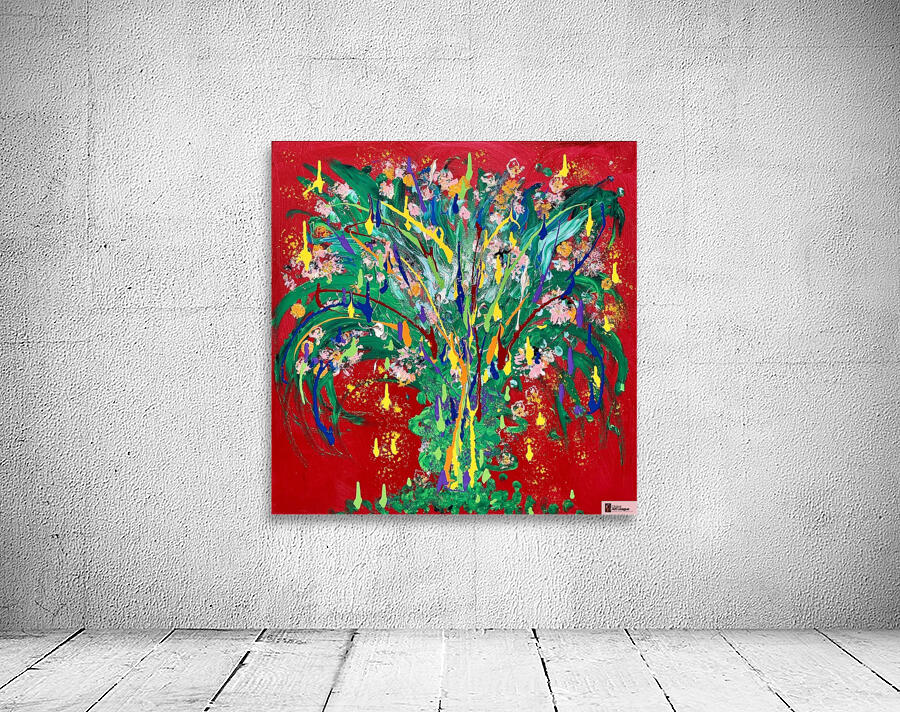 Julien Girard   - Fleur frivole - Acrylic - 24x24 Wall Preview