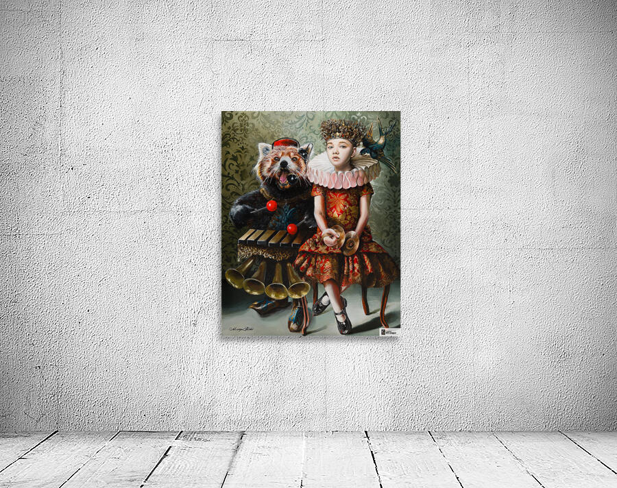 Margo Selski  - Babette s Emotional SupportPet - Oil Painting - 24 X 18 Wall Preview