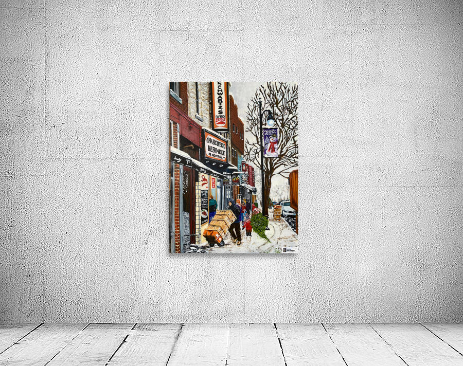 Debbie Underwood   - Schwartzs Deli Montreal - Acrylic - 18 x 14 Wall Preview