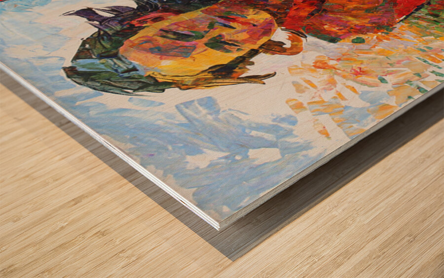 Lucie Gonella - L’arc en ciel - 24x20 Wood print