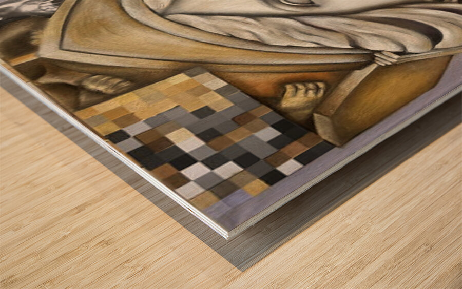 Veronika Otcuoglu  - Equity  Mix Media  16x20 Wood print