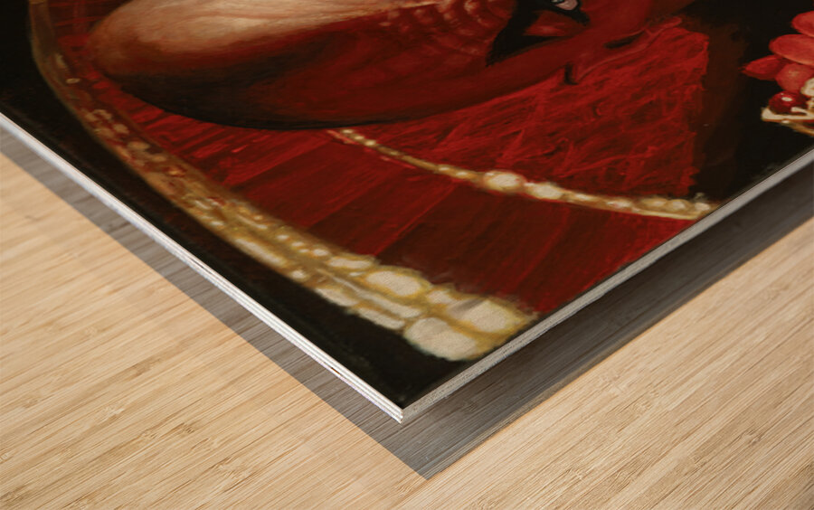 Mark Mitchell  - The Warlock  Ming the merciless from Flash Gordon played by Max von Sydow - Acrylic - 16x20 Wood print