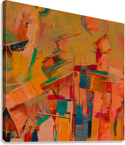 Colorful Squares Canvas Print