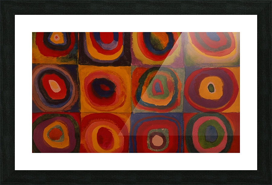 Geometric Shapes Picture Frame print